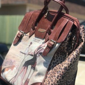 COPY - Nicole Lee USA rolling tote bag